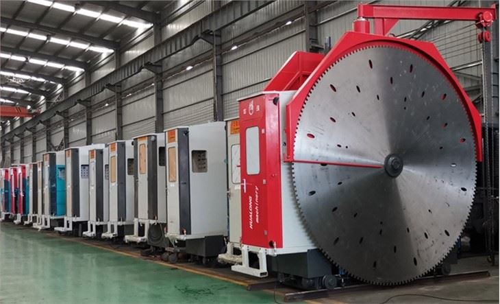Double Blade Stone Cutting Machine
